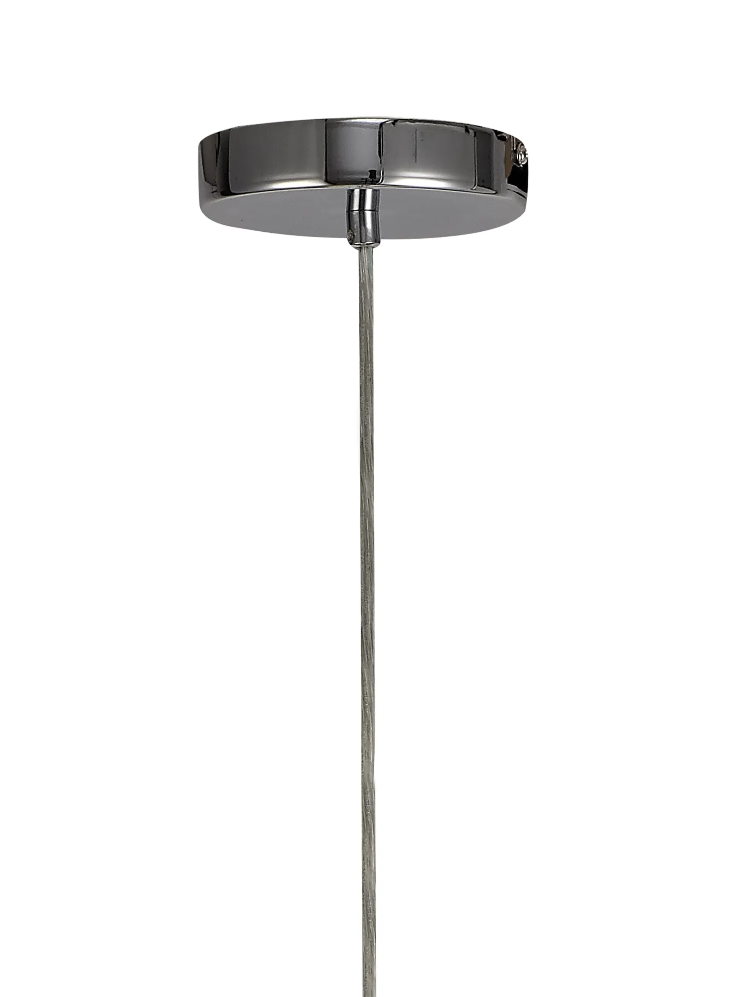 Baymont 60cm 5 Light Pendant Polished Chrome; Nude Beige/Moonlight; Frosted Diffuser DK0476  Deco Baymont CH NU